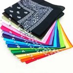 Bandana Paisley Print 100% Cotton Scarf Head Wrap Neck Headband