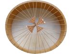 Vintage Native American Ceremonial Drum Handcrafted Leather and Wood Decor