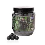 75pcs Cal.68 Black Widow Rubberballs Xtreme Hard Rubber Balls Cal.68