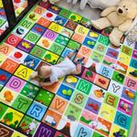 200X180CM 2 SIDE PLAY MAT KIDS CRAWLING EDUCATIONAL GAME SOFT FOAM PICNIC CARPET