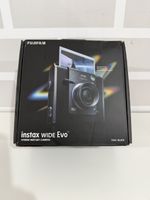 Fuji Instax Wide EVO Hybrid Instant Film Camera - Black - Genuine UK Stock