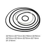 Silicone Rubber Drive Belt replacement For Motor Watch winder Repair 19mm - 90mm