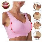 Womens Bra Seamless Comfort Comfy Shapewear Sports Stretch Crop Top Vest Support