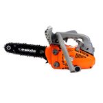 Top Handle Petrol Chainsaw 26cc 2 Stroke 10" Bar and 2 Chains Limbing Logs eSkde