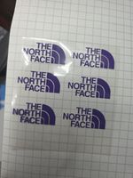 8x Iron On The North Face Vinyl Decals  5cm Clothes Bags Htv message for colours