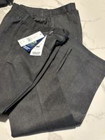 2x Boys Age 6-7years School Trousers NWT George Grey New