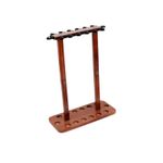 Wooden Fishing Rod Rack Solid Wood Freestanding Fishing Rod Rack Space-Saving