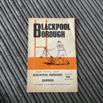 1970 BLACKPOOL BOROUGH V BARROW 70/71 RL CHAMPIONSHIP RUGBY LEAGUE PROGRAMME