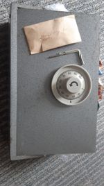 Chubb Wall Safe PLUS FREE  Key to Change Combination Code  - OPENED