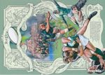 Stamps Mosambik 2013 Mi miniature sheet 722 (complete. issue) MNH 2013 rugby (Pe