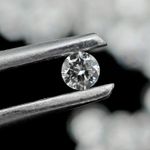 Brilliant Round Cut 0.10 Ct Certified Natural Loose Diamond Color H/VS Clarity