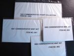 4 - Sealed Commemorative Mint Sets 1985 86 87 & 1993  U.S. NH Postage Stamps