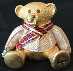 HARRODS ESTEE LAUDER SOLID PERFUME Teddy Bear 2002 (Giles) - 1 inch tall