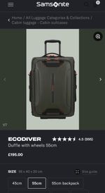 Samsonite Ecodiver Suitcase