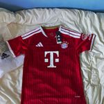 adidas Bayern Munich Home Shirt Olise 17 Size M Red Men’s Short Sleeve