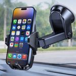 Car Phone Holder Mount for Mobile Phone iPhone 16 17 Suction Dashboard Universal