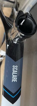 Tifosi Scalare Bike Bicycle Frame and Fork Set Black Blue White Lightweight