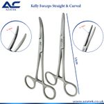 Azatek Hemostatic Surgical Artery Clamp Locking Pliers Kelly Forceps Curved 
