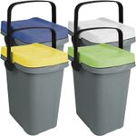 HOME CENTRE 7L Eco System Organic Kitchen Food Waste Odour-Stop Compost Lid Bin