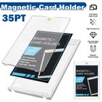 10-100PCS Magnetic Trading Card Holders Cases 35pt Sports Cards Protectors UK