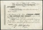 Clevedon Pier Company, one share, 1869