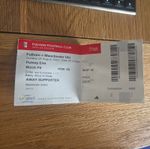 2025 Fulham v Manchester United Used Match Ticket Stub Premier league rare