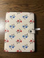 Coach July Red And Blue Floral Leather Notebook Cover