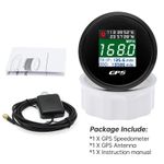 2" 52MM Digital GPS Speedometer Gauge 0-999MPH for Boat Car Truck Motorcycle UK