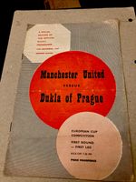 Manchester Utd  V Dukla of Prague.     European Cup 1st Round 1st Leg