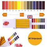 80 pH 1-14 Universal Full Range Litmus Test Paper Strips for Liquids Urine