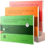 100% Cotton Watercolor Paper Pad 300gsm 200gsm Sketchbook Art 20 Sheets UK