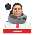Travel Neck Pillow Memory Foam U-Shaped Adjustable Support