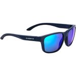 Swiss Eye Joy Glasses - Smoke Blue Revo Lens / Matt Dark Blue Black Frame