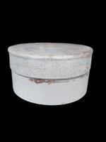 Old Vintage Antique Ironstone crackled glaze Pot Lid Jar