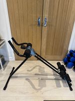 AB GENERATOR Gymform Foldable Ab Crunch Machine with LCD Display Black/Blue