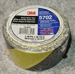 3M 2 in x 36 yd Safety Stripe Tape 5702 BK/YL Roll USA Dist PN: 68827 New Sealed