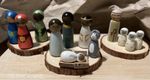 Diverse Nativity Peg Dolls Scene Set of 12