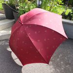 1 X LOUIS ROEDERER  Champagne Golf Umbrella Wooden Handle  UNUSED