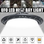10x LED High Bay Light 300W Low Bay UFO Warehouse Industrial Lamp Lighting