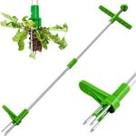 Stand Up Weeder Puller Weed Claw Grass Root Remover Killer Manual Garden Tool UK