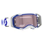 Scott Prospect 2.0 AMP Goggle Doppler White / Blue Rose Works Lens