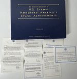 Postal Commemorative Society U.S. Space Achievements Stamp Collection NASA Album
