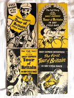 1950's Tour of Britain cycling magazines 1st,2nd,3rd, 4th Daily Express