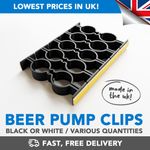 Beer Pump Clips Plastic Sticky Adhesive Badge Fixing Sign Craft Optic Pub