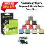 Kinesiology Tape KT Muscle Strain Injury Support Physio Sports 5m x 5cm