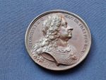 GEORGE I 1727 (DASSIER c1734) BRONZE MEDAL R MINT PRICE £190 33.2g 41mm