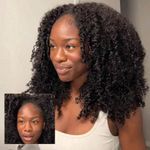 Luxe 20-Inch Kinky Curly Half Wig - 200 Density Glueless Human Hair with Seamles