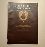 Jesus Christ Superstar Japanese Sheet Music & Libretto Book (40pp, 1970s)