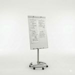 Linno® Quality Mobile Flip Chart Easel Magnetic Whiteboard Presentation Board