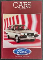 FORD Car Range Sales Brochure Aug 1983 Ref FA221/91 XR2 Sierra XR4i Capri Escort